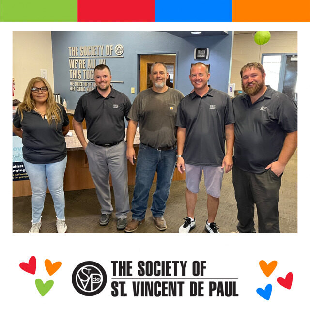 The society of St. Vincent de Paul Volunteers