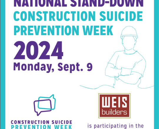 2024 Construction Suicide Prevention Week